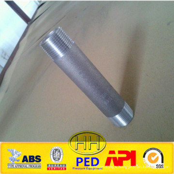 high quality ISO PED certificates carbon and stainless steel pipe nipple